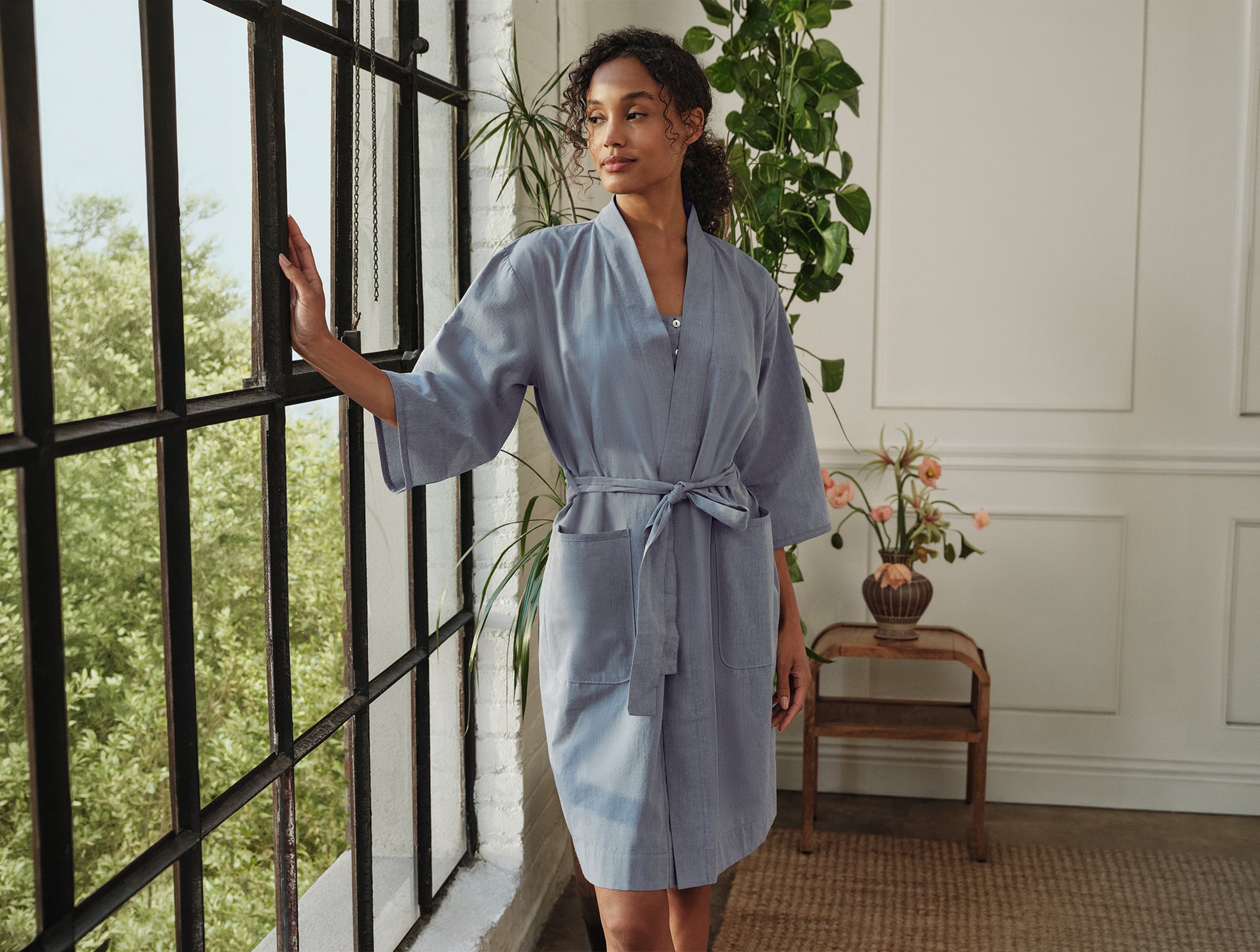 Women's Isla Organic Cotton Robe