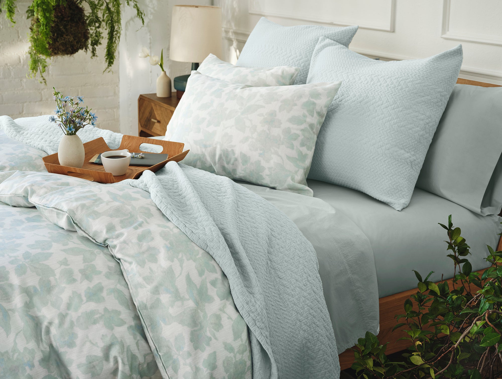 Angeles Organic Matelasse Blanket