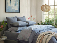 Organic Crinkled Percale™ Duvet Cover