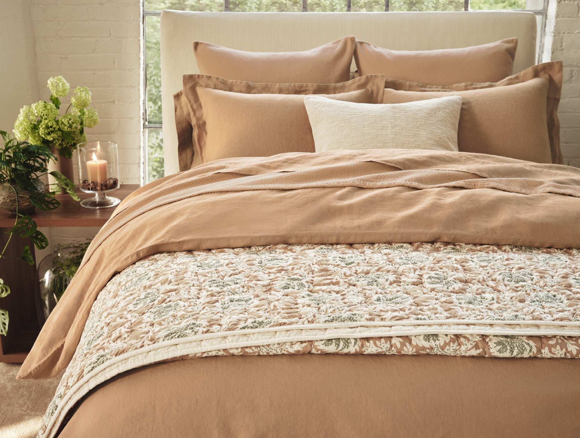 Robles Handstitched Organic Quilt