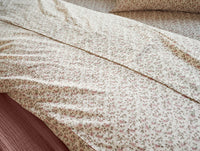 Organic Print Percale Duvet Cover