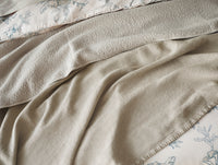 Helena Organic Linen Coverlet