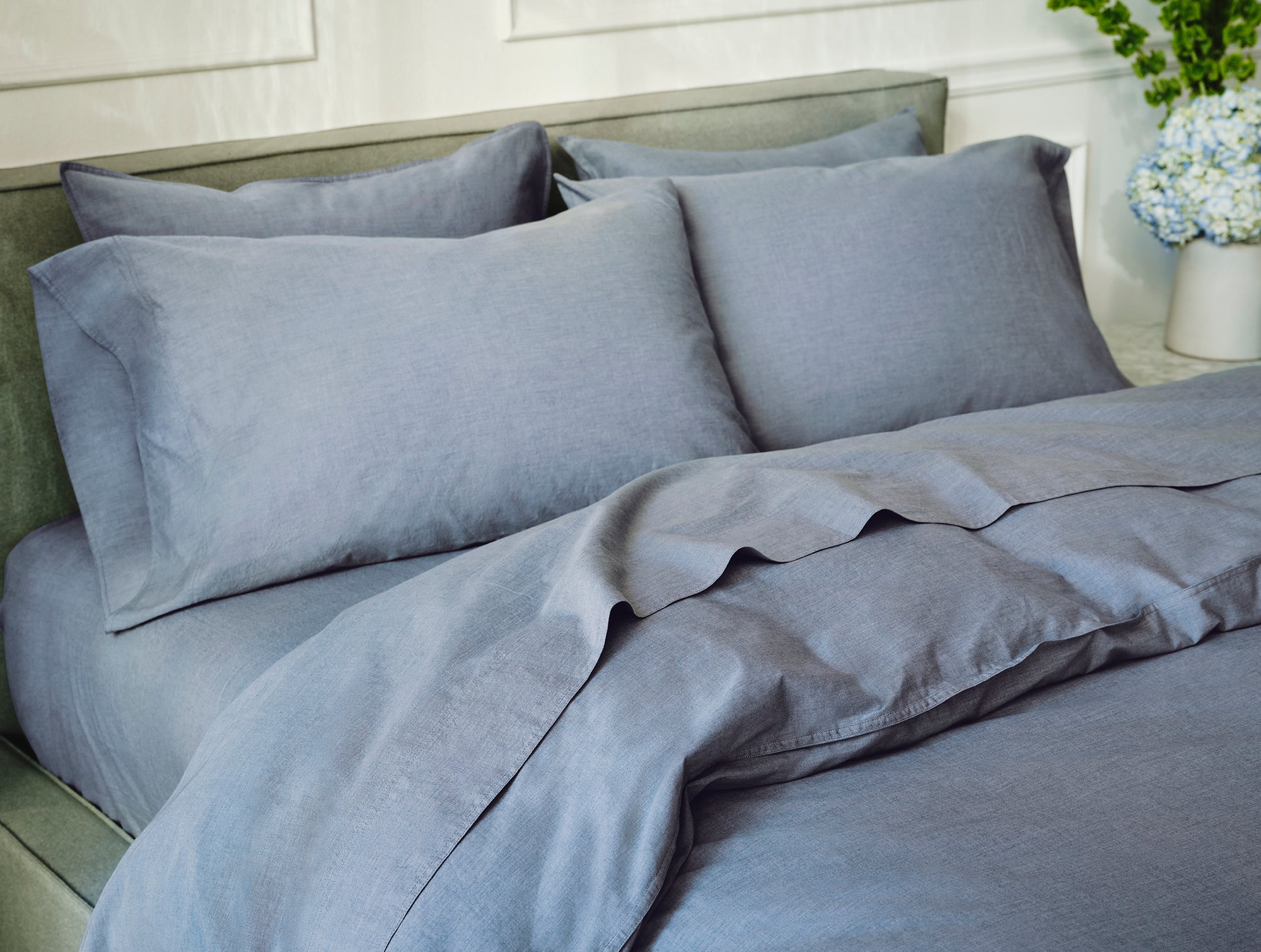 Organic Crinkled Percale™ Sheet Set