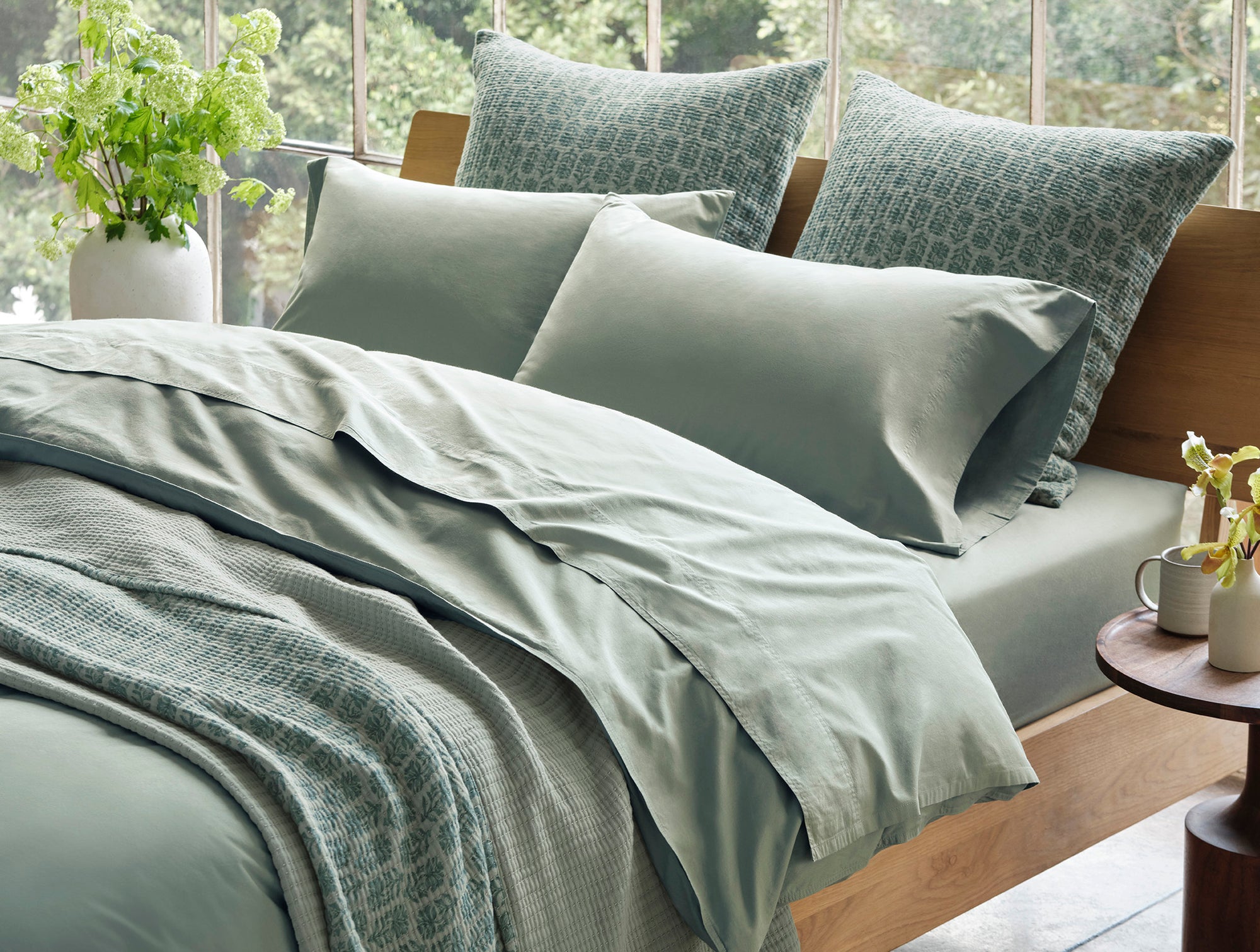 Organic Crinkled Percale™ Sheet Set