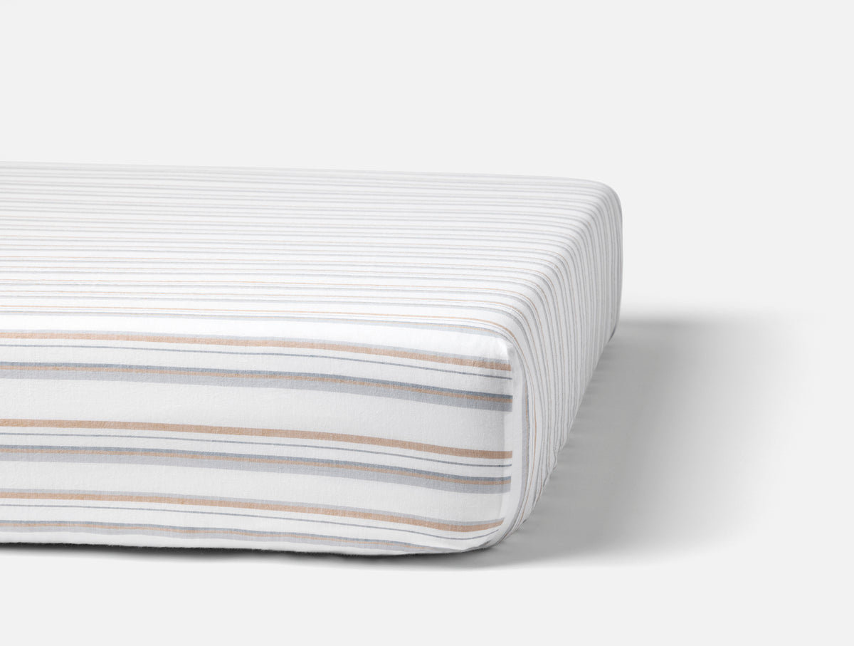 Organic Crinkled Percale™ Crib Sheet