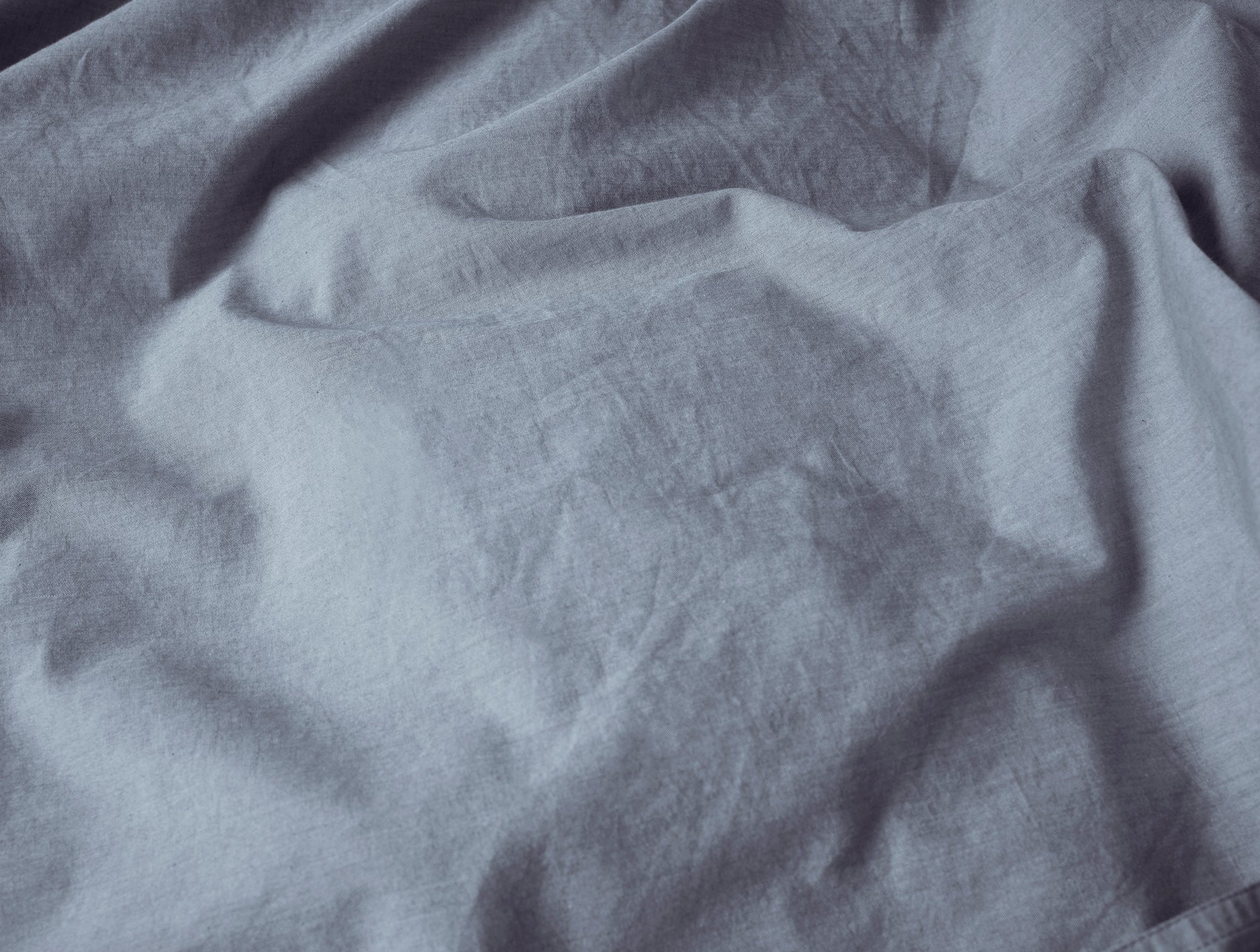 Organic Crinkled Percale™ Duvet Cover