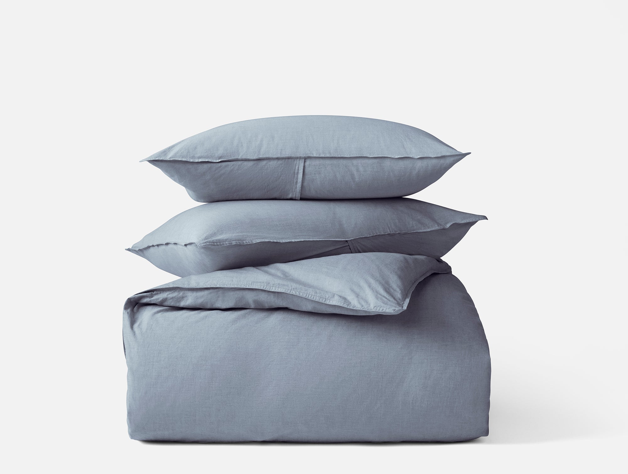 Organic Crinkled Percale™ Duvet Set