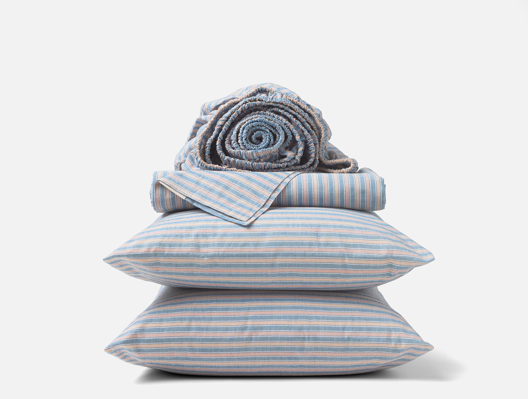Organic Crinkled Percale™ Sheet Set - King