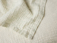 Organic Print Matelasse Baby Blanket