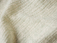 Organic Print Matelasse Baby Blanket