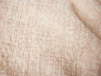 Organic Print Matelasse Baby Blanket