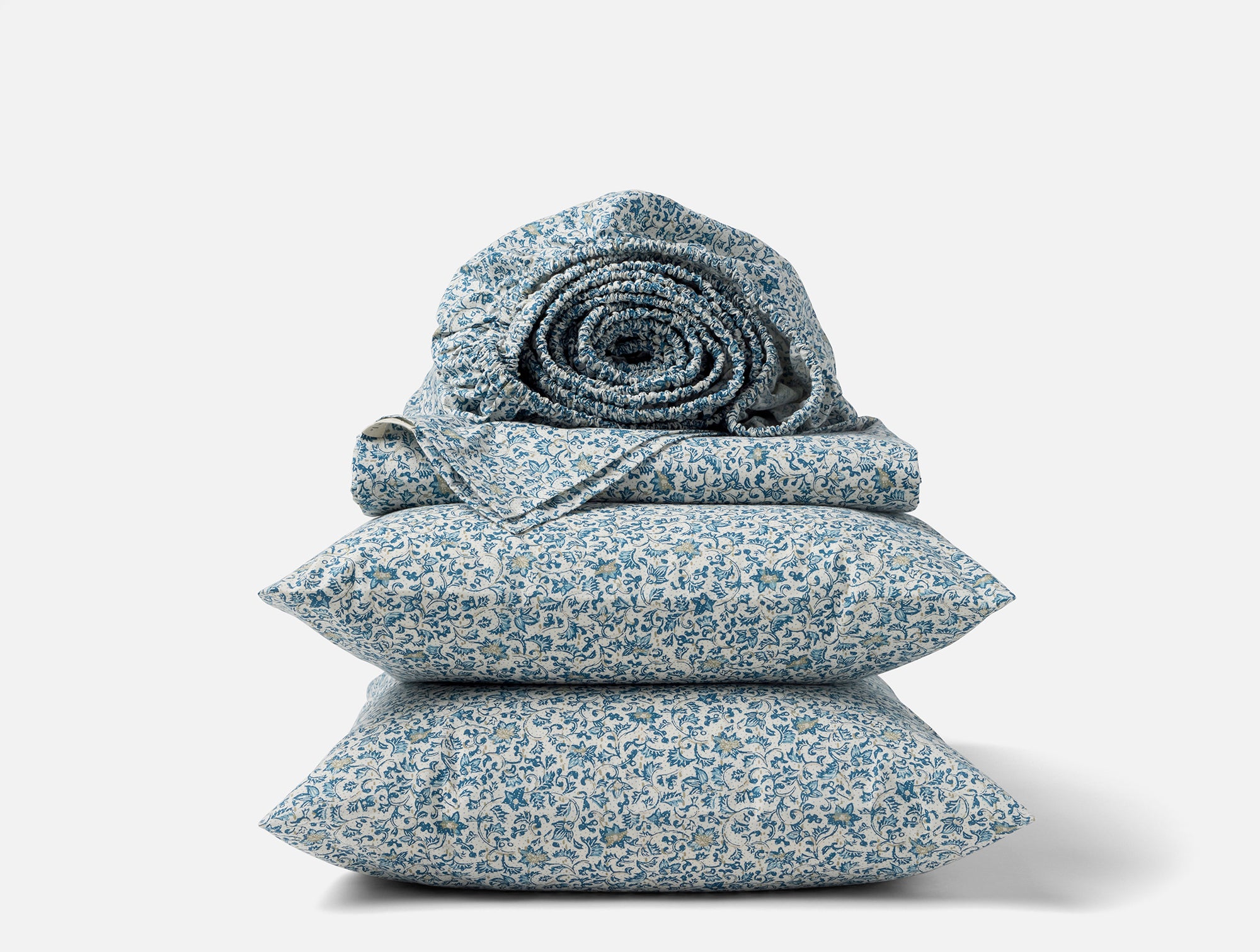 Organic Print Percale Sheet Set