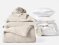 Organic Relaxed Linen Deluxe Bed Bundle