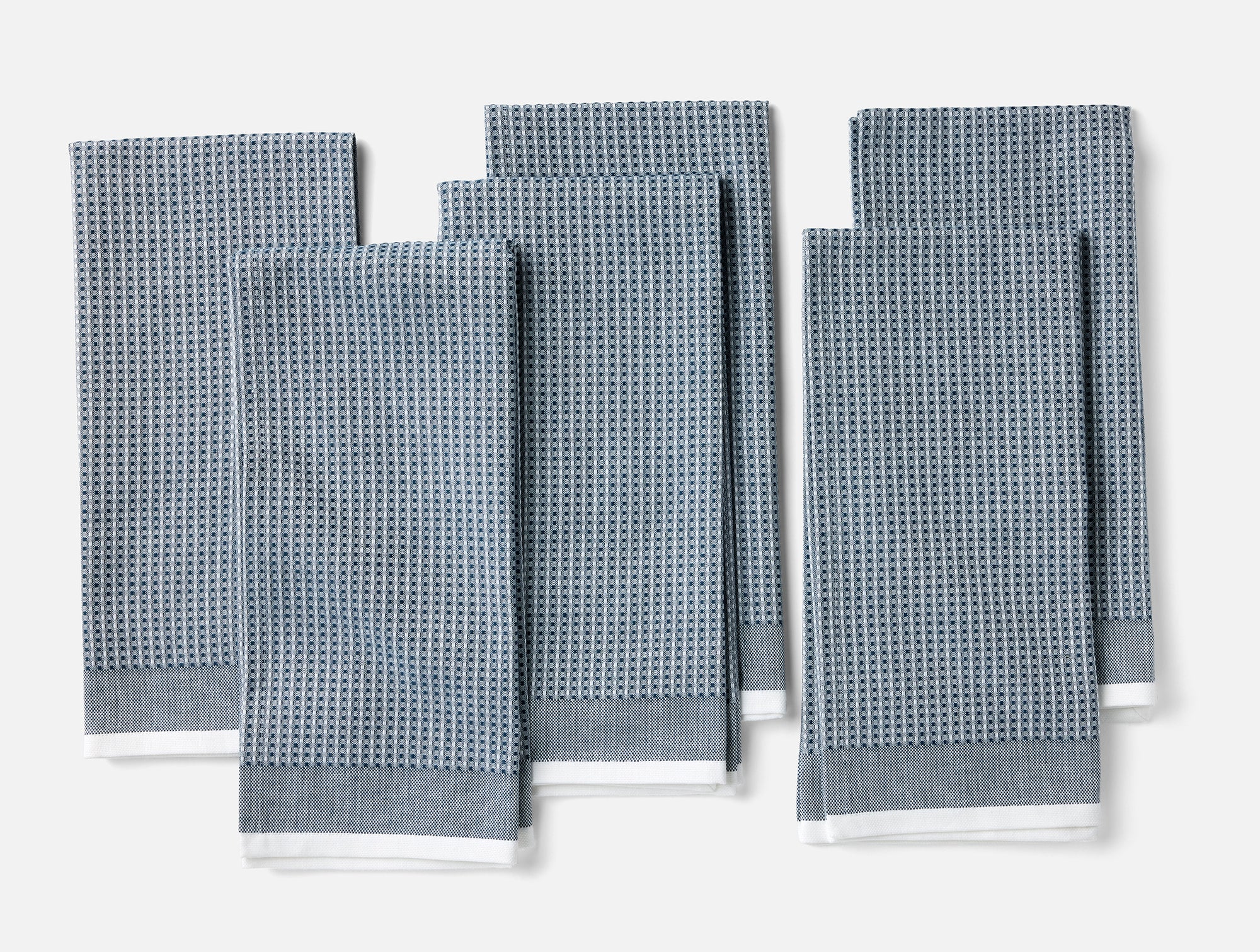 Organic Waffle Kitchen Towels, Set of 6