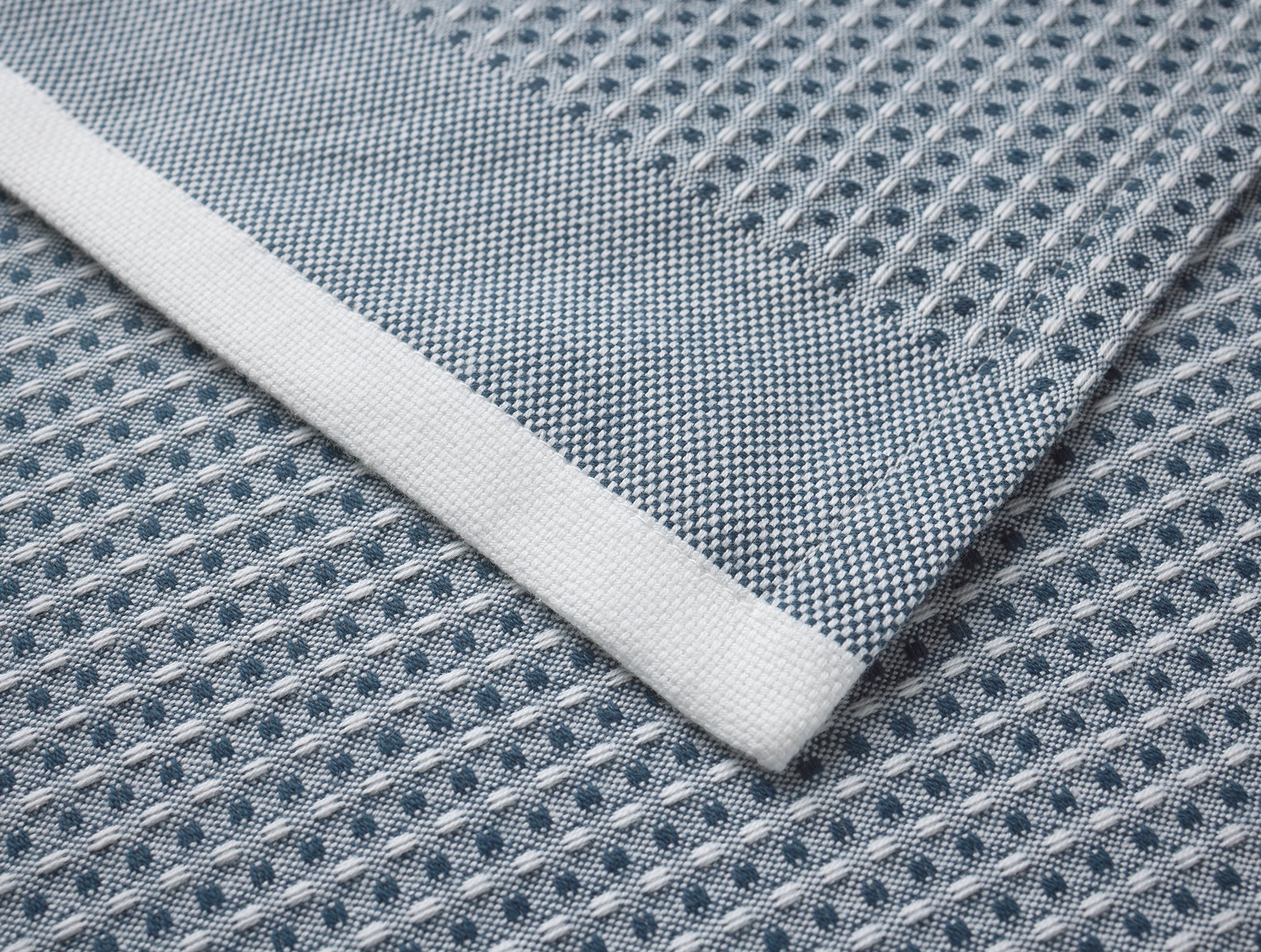 Organic Waffle Kitchen Towels, Set of 6