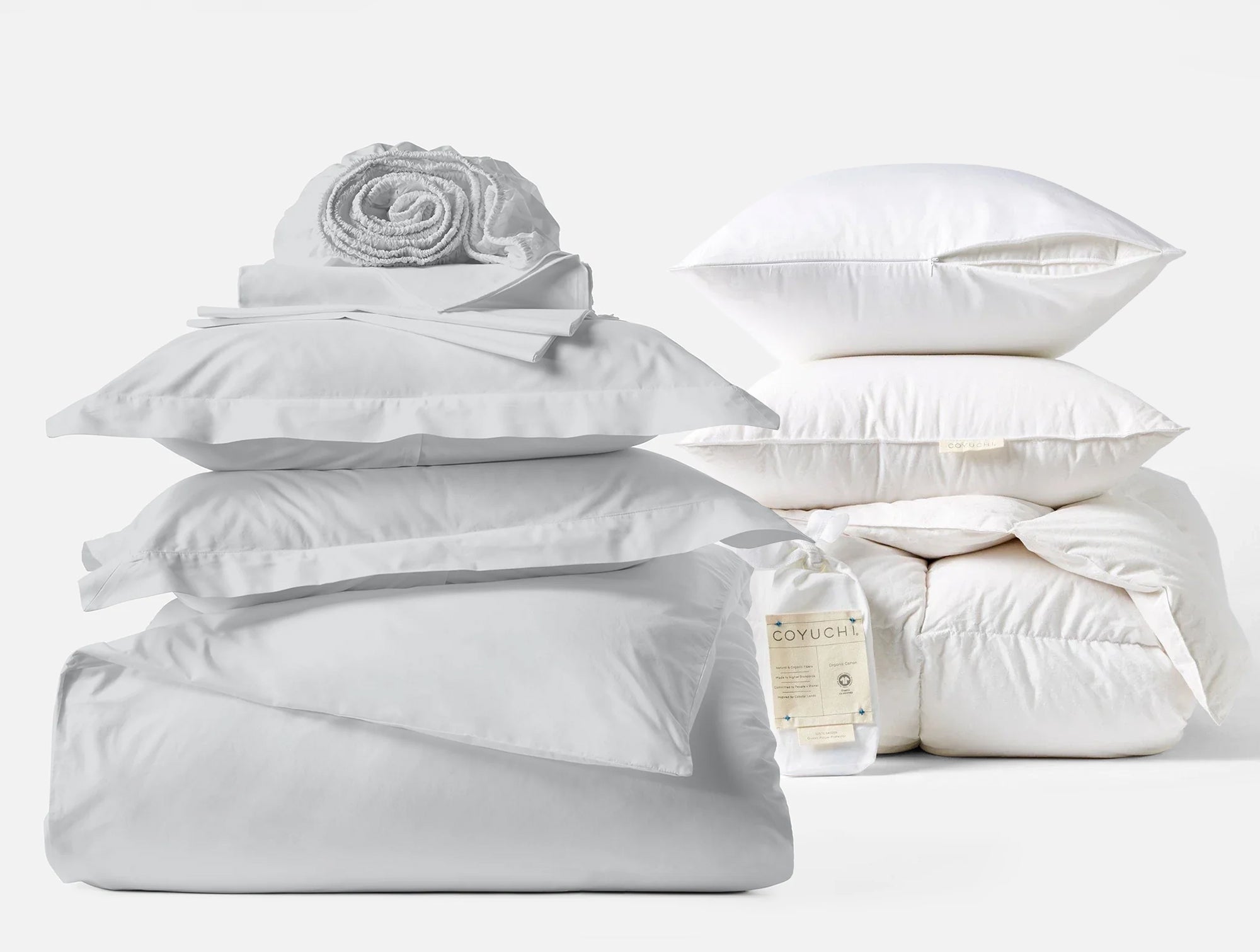Refined Organic Percale Deluxe Bed Bundle