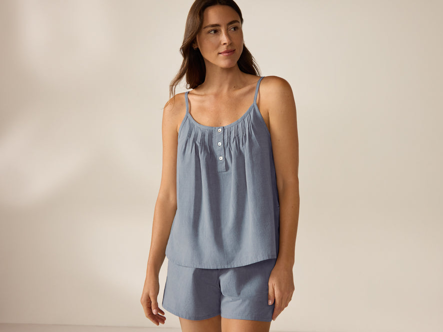 Women's Isla Organic Cotton Cami Short Set