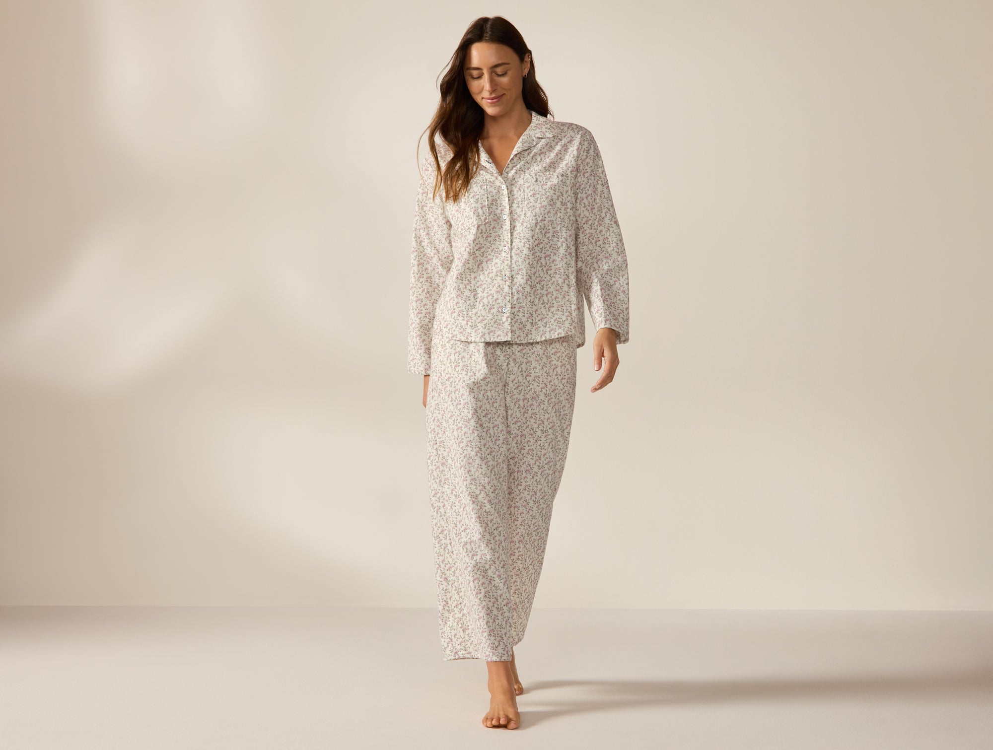 Women's Isla Organic Cotton Long Sleeve Pajama Set