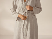Women's Organic Relaxed Linen Robe