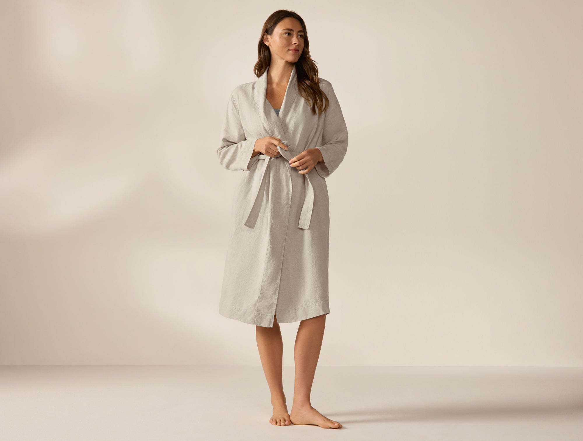 Women's Organic Relaxed Linen Robe