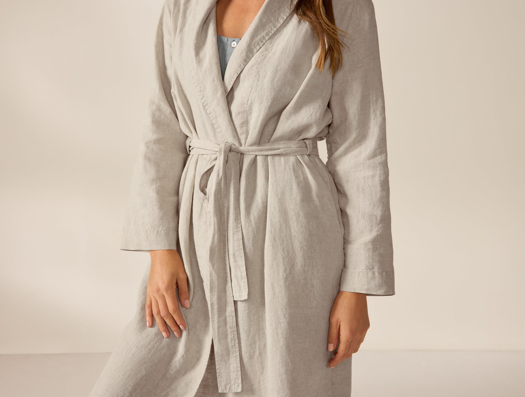 Women's Organic Relaxed Linen Robe