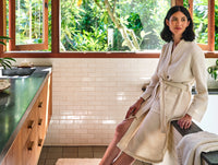 Unisex Organic Waffle Robe - Coyuchi 