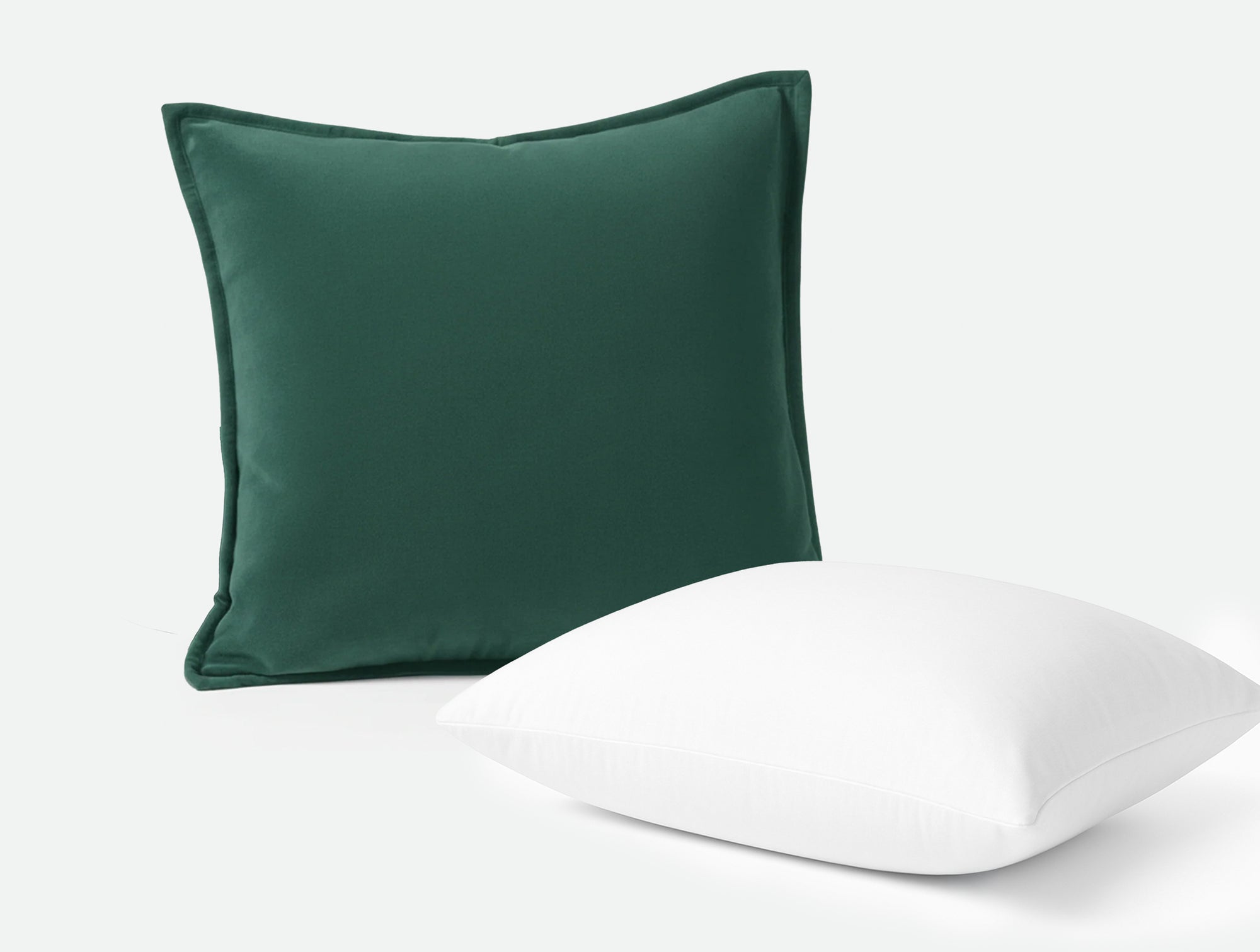 Velvet Organic Pillow Cover + Pillow Insert Set