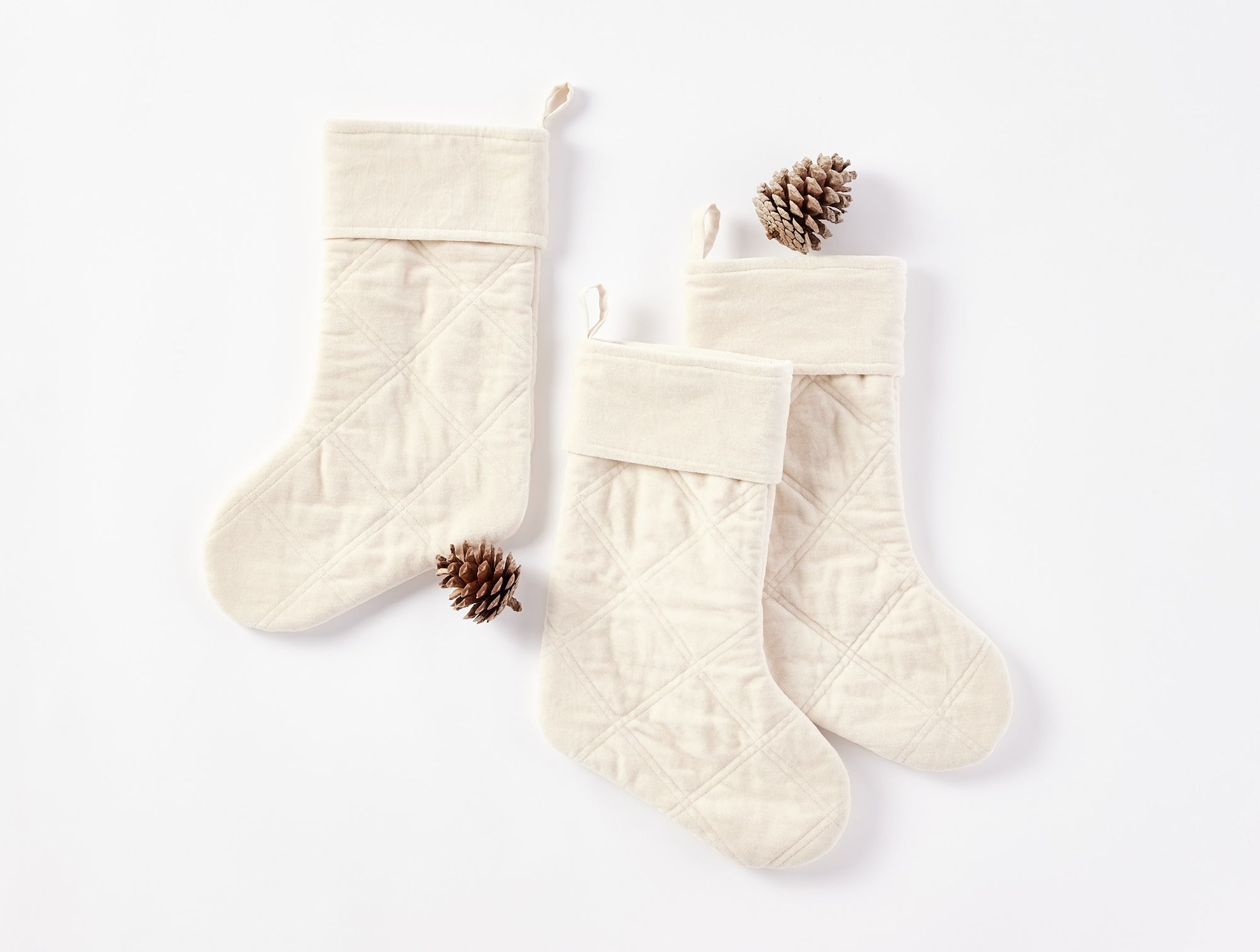 Velvet Organic Quilted Stocking