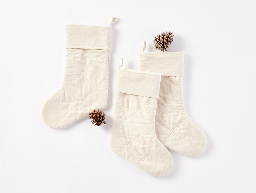 Velvet Organic Quilted Stocking