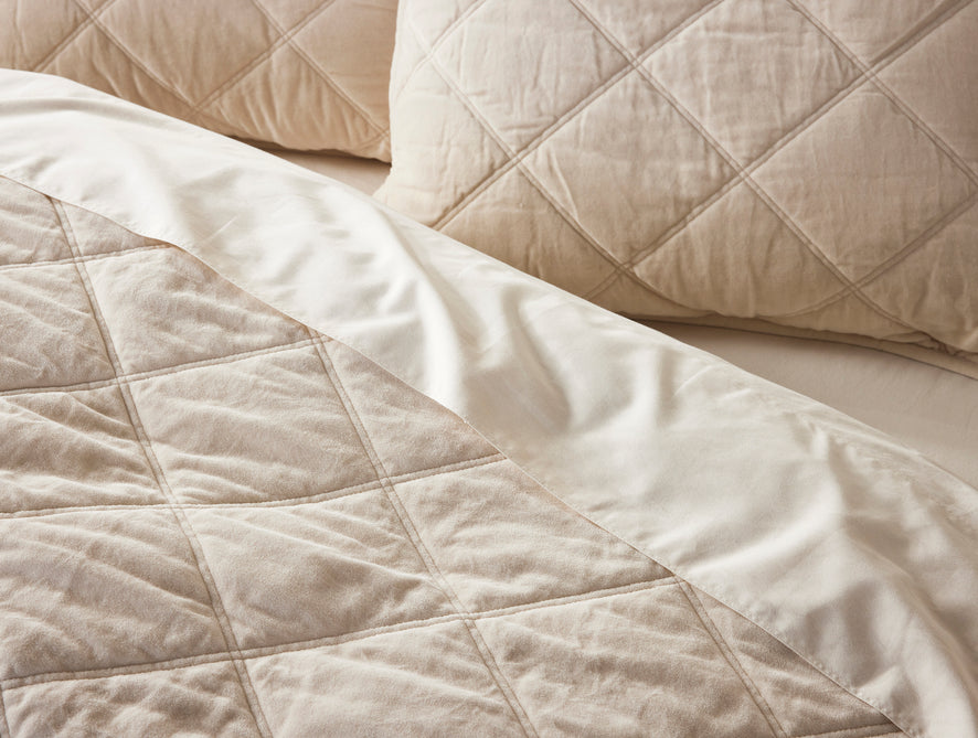 Velveteen Organic Quilt | Undyed