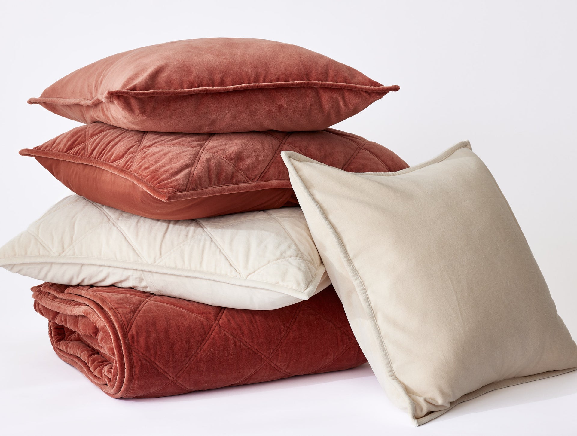 Velvet Organic Pillow Cover Coyuchi