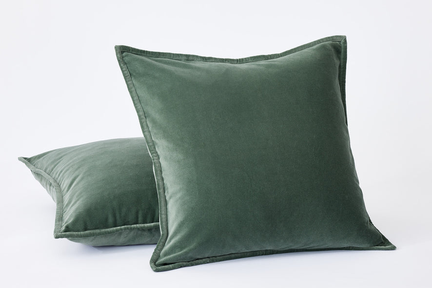 Velvet Organic Pillow Cover | Juniper