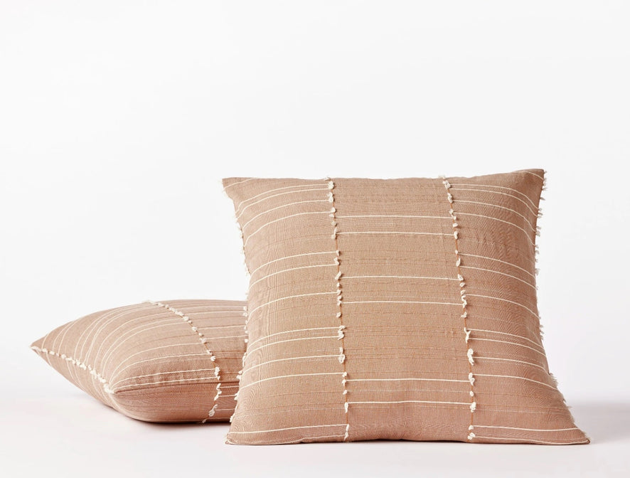 Precita Organic Dec Pillow Cover | Almond/Undyed