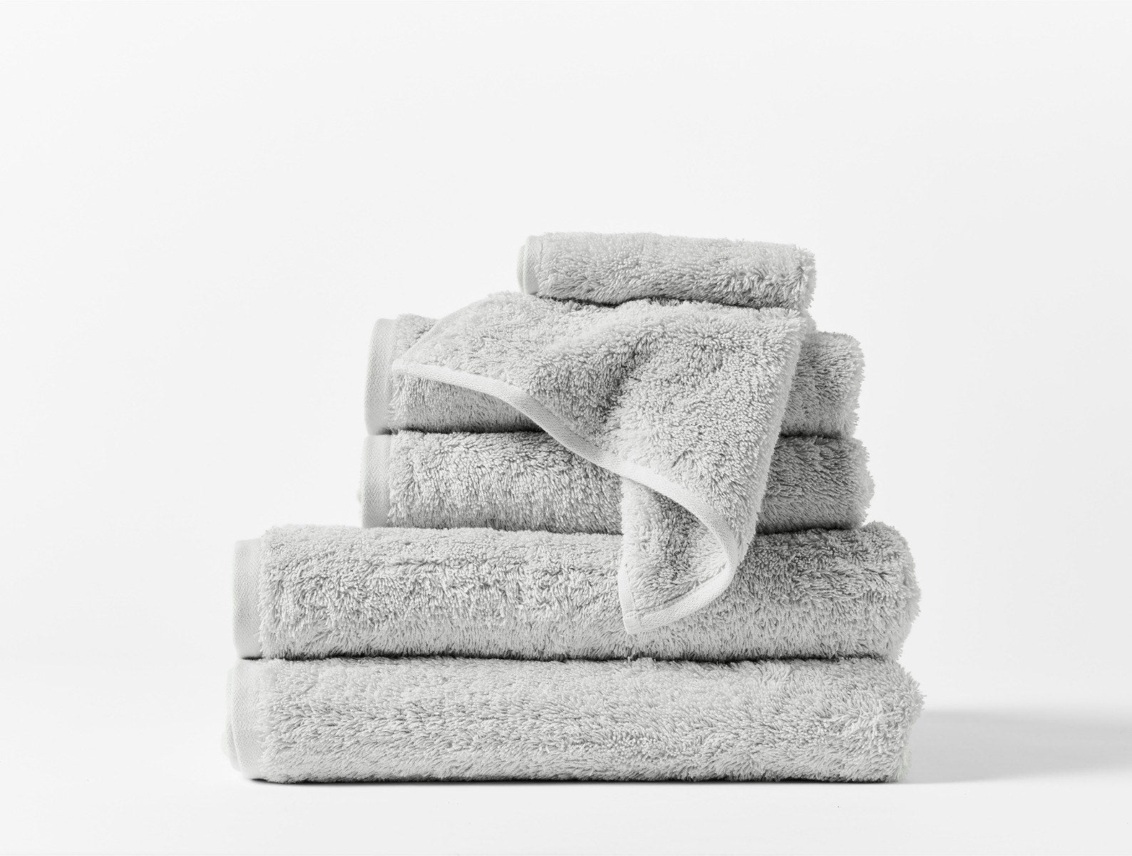 Coyuchi Air Weight Organic 6 Piece Towel Set, Alpine White