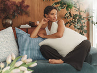 Cordillera Alpaca Cotton Knit Decorative Pillow + Pillow Insert Set