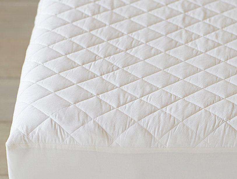 Organic Crib Mattress Pad | White