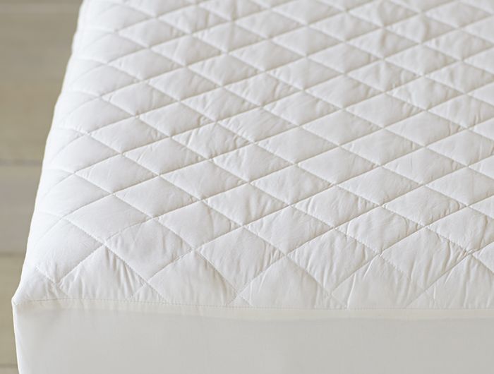 Organic Crib Mattress Pad | White