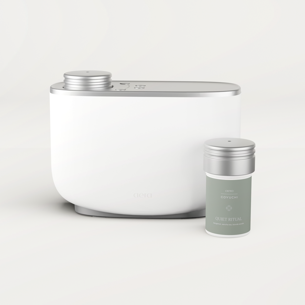 Aera Diffuser and Quiet Ritual Fragrance Capsule