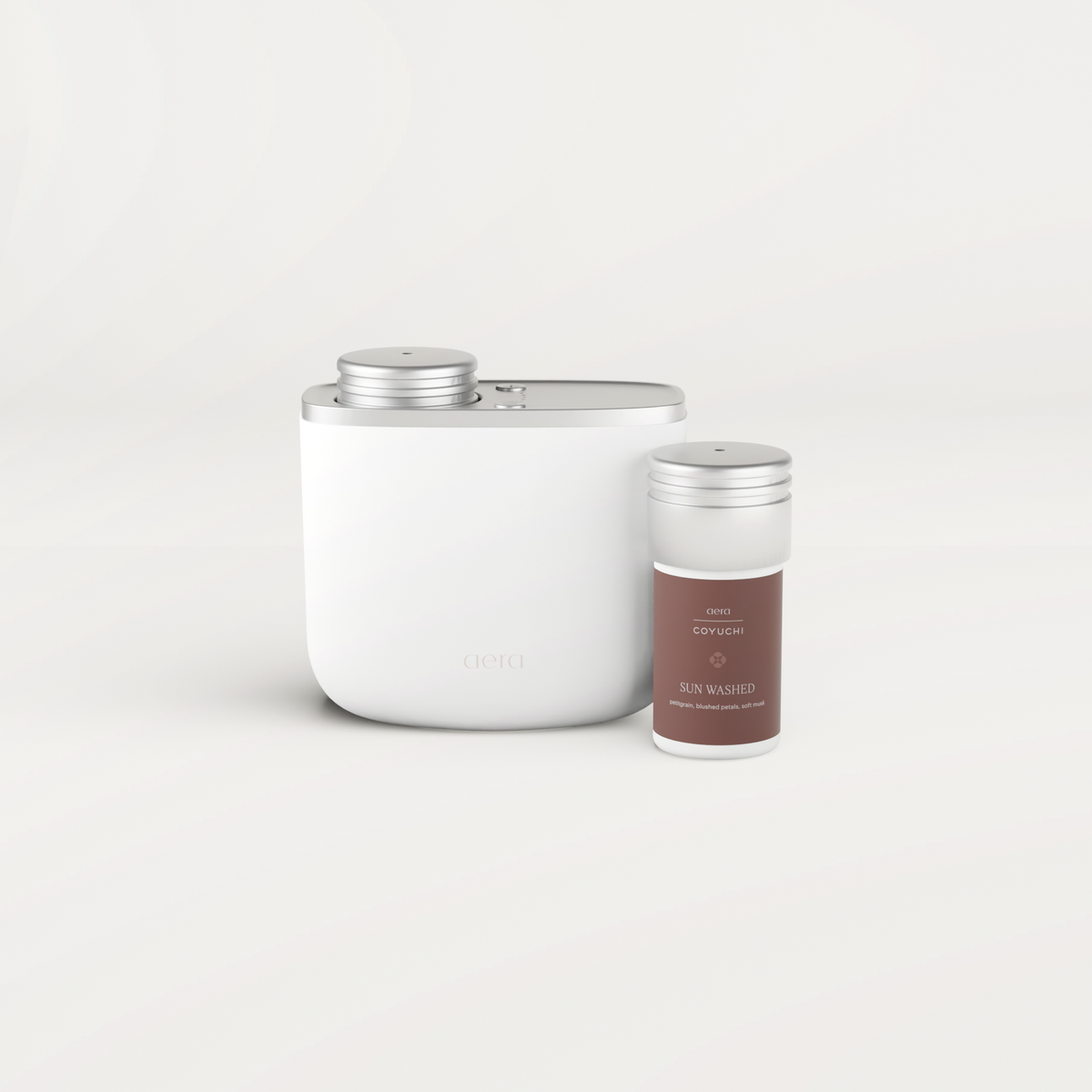 Aera Mini Diffuser and Sun Washed Fragrance Capsule