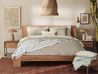 Organic Crinkled Percale Duvet™ Cover
