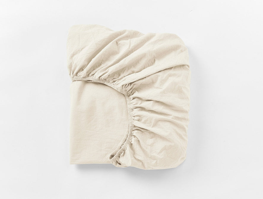Organic Crinkled Percale™ Sheets | Undyed