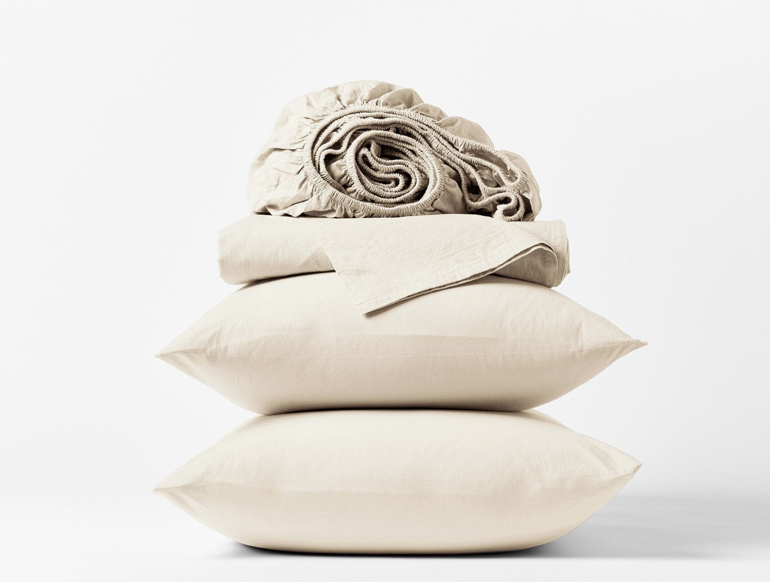 Organic Crinkled Percale™ Sheet Set - Coyuchi 