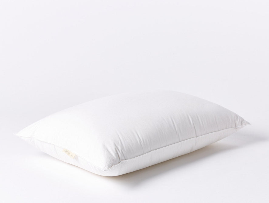 Down Feather Pillows + Protectors Set