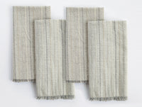 Fringe Stripe Organic Napkin, Set of 4 