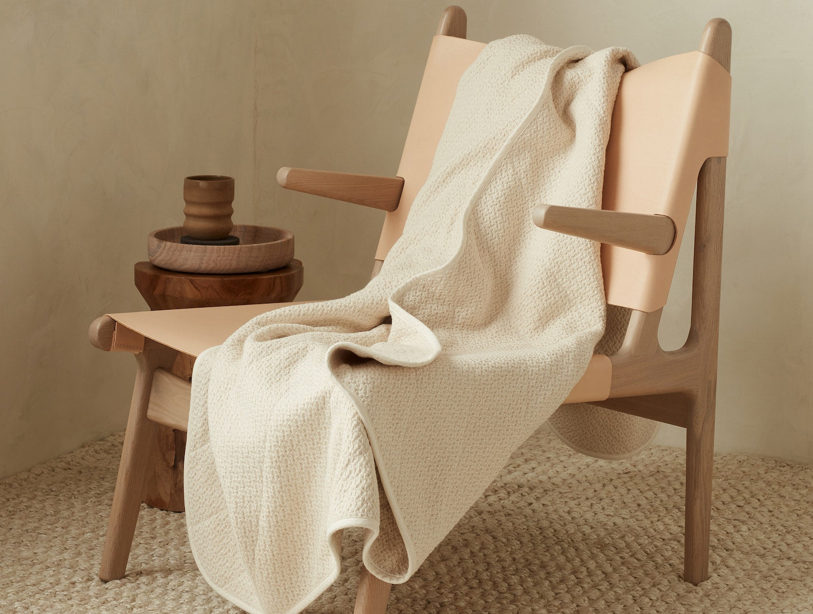 Coyuchi Honeycomb Throw - Thumbnail 2