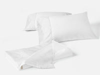 Heritage Organic Percale Jacquard Border Minimalist Sheet Bundle
