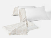 Heritage Organic Percale Jacquard Border Minimalist Sheet Bundle