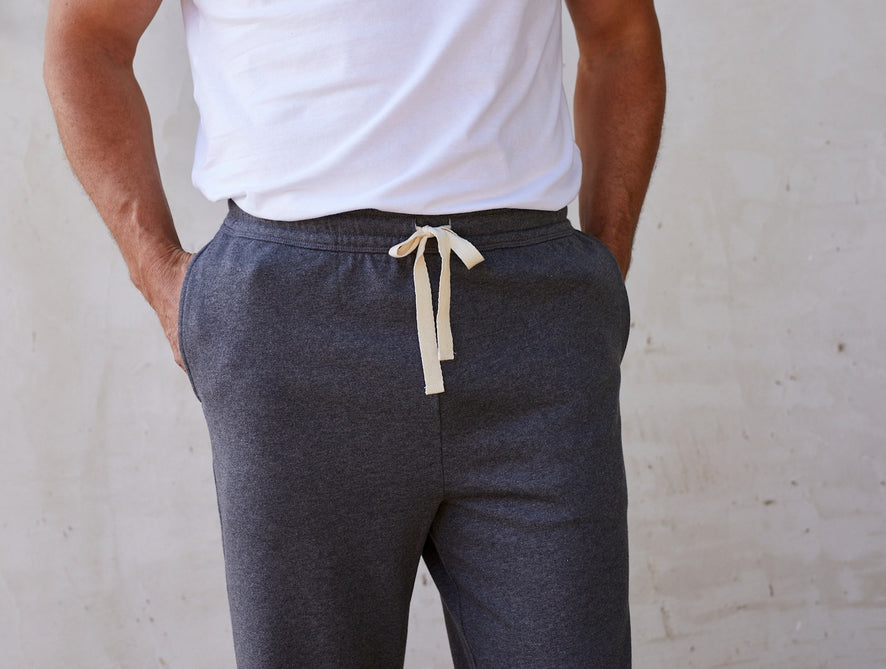 Men's Dillon Organic French Terry Jogger | Charcoal Heather