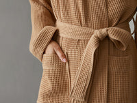 Unisex Organic Waffle Robe - Renewed