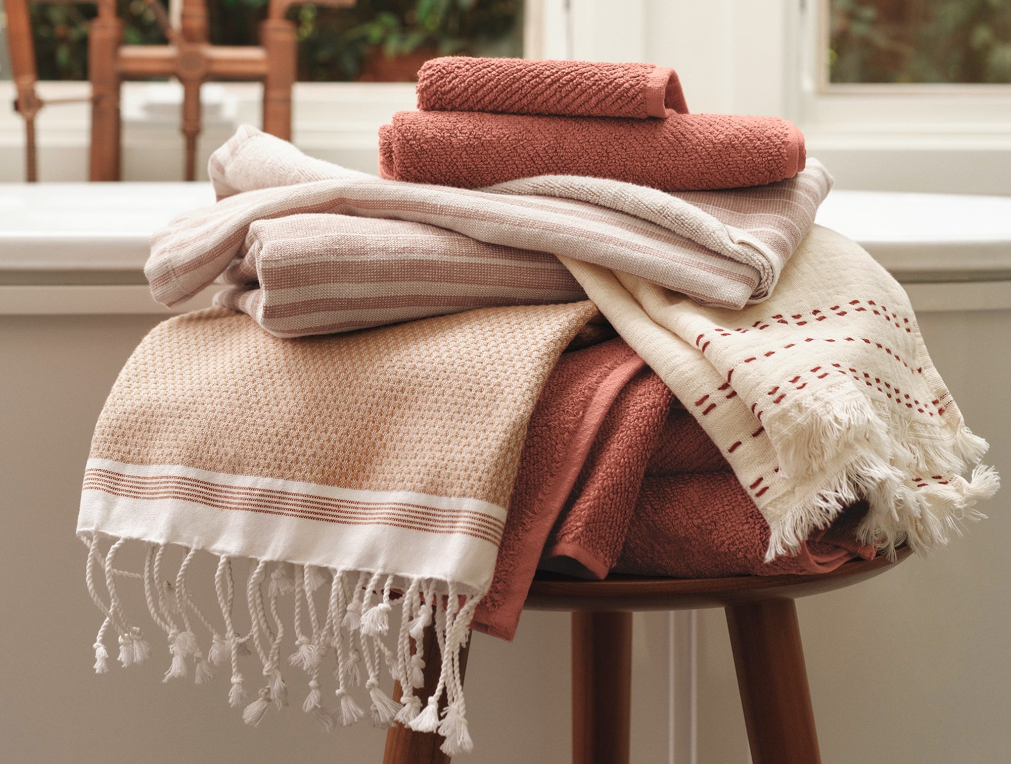 Mediterranean Organic Towels - Set of 6 - Coyuchi 